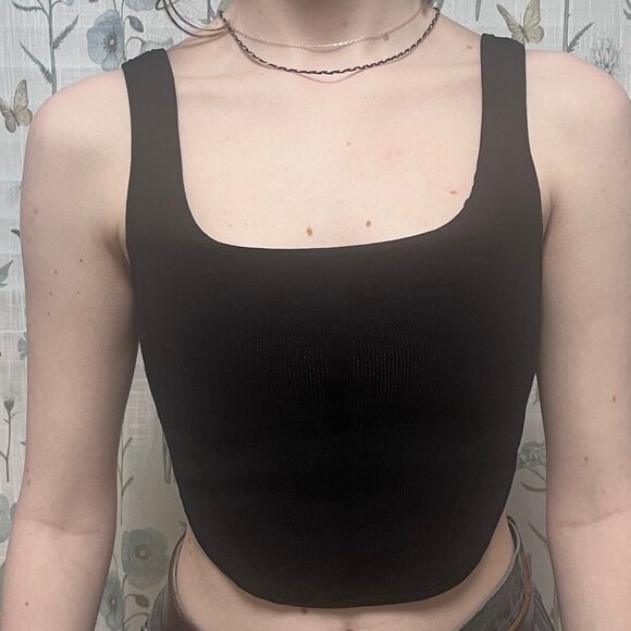 Sculpt Knit Bustier Tank - Picture 7 of 9